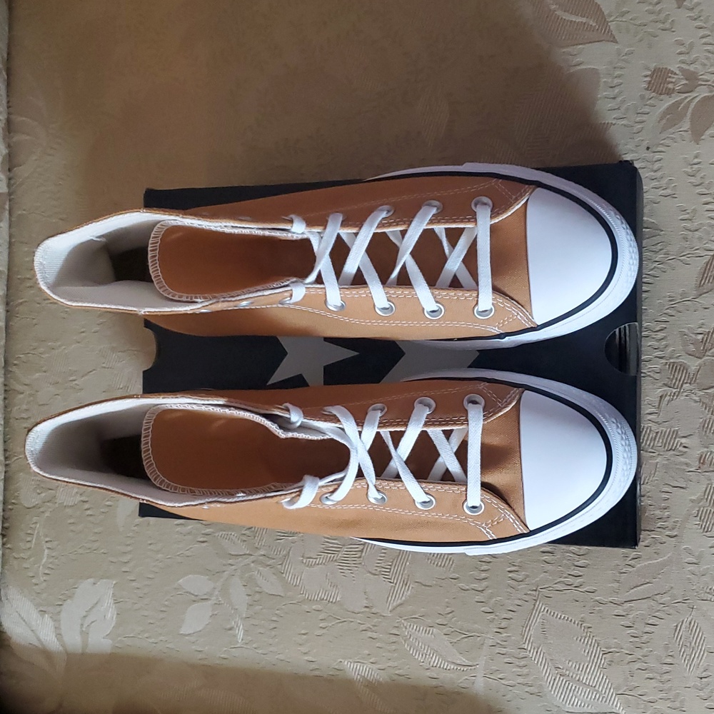 Converse Chuck Taylor All Star Lift Hi-Top Sneaker/Bronze - Picture 5 of 16